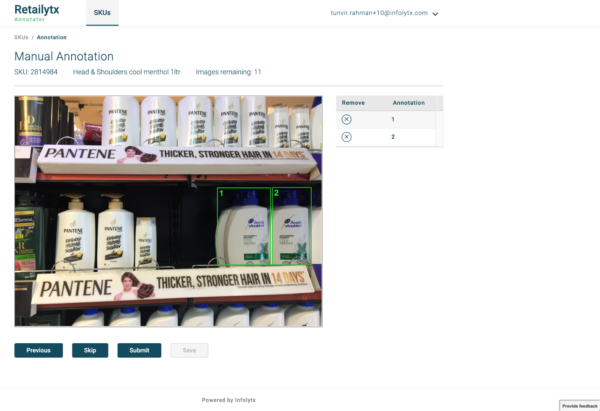 Retailytx Shelf Out-of-Stock Solution